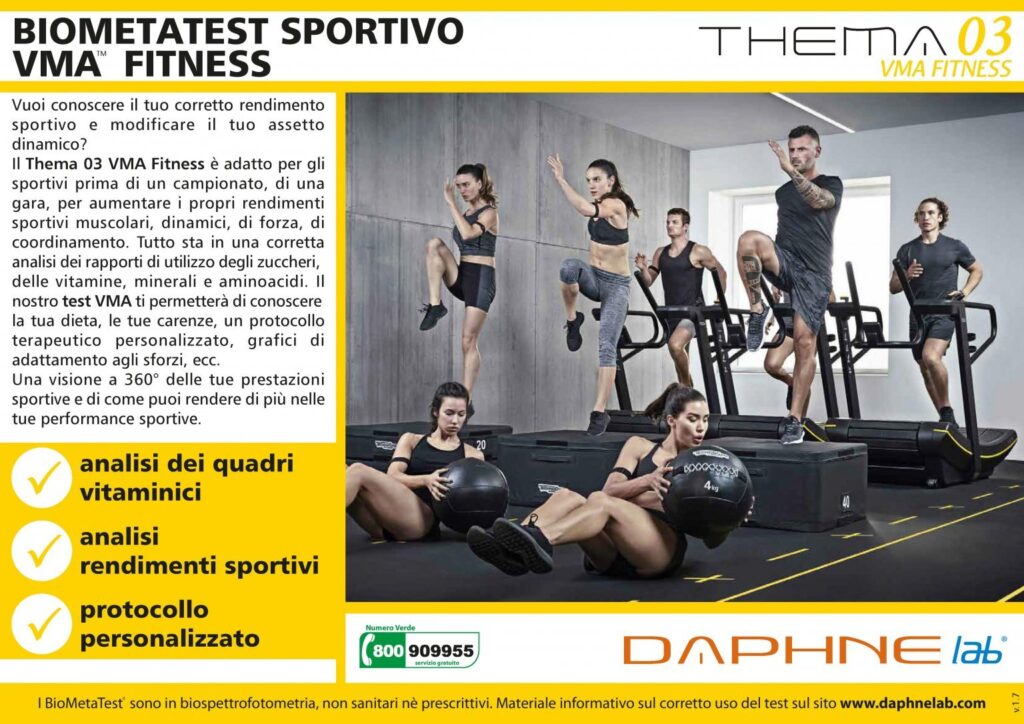 Test BioEnergetico VMA© Fitness – Manager – Student