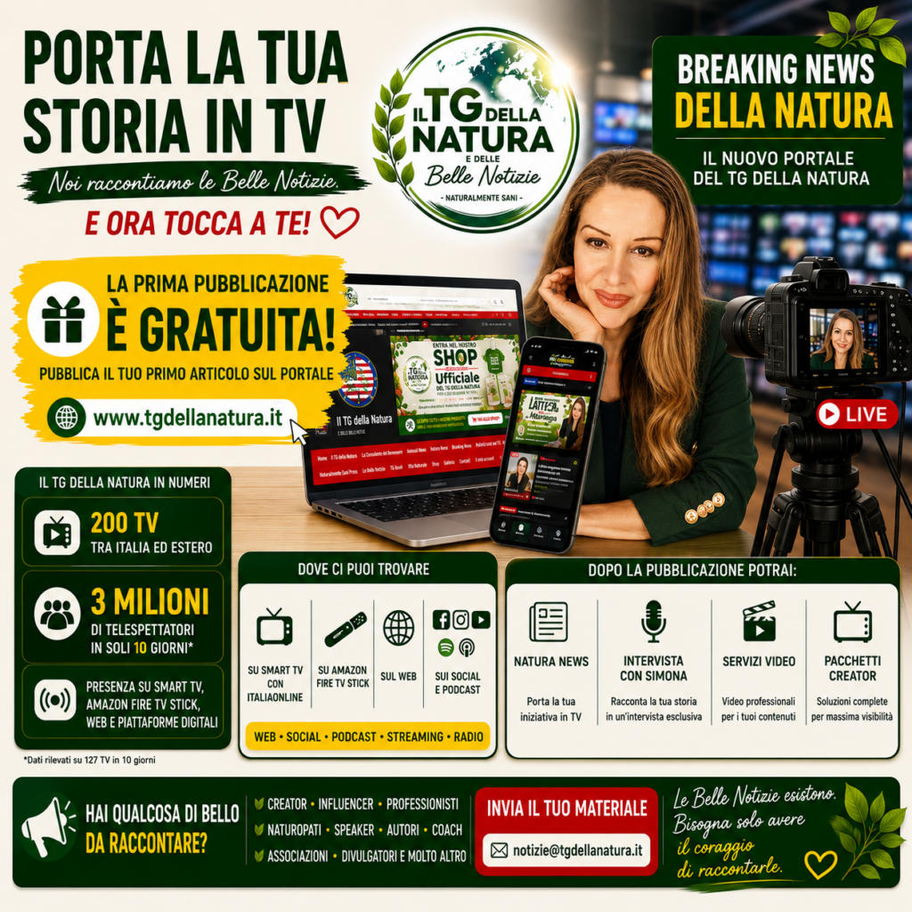 Il TG della Natura apre le porte ai Creator ed agli Speaker: porta il tuo progetto in TV