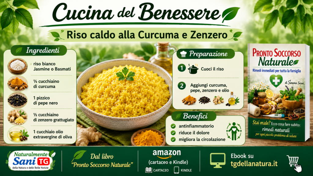Riso alla curcuma e allo zenzero – La Cucina del Benessere