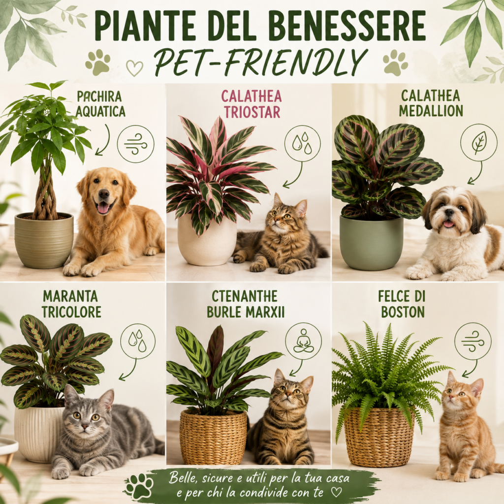 Piante del Benessere Pet-Friendly